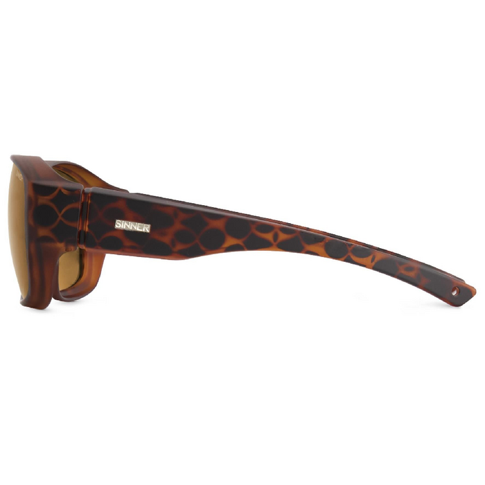 Sinner Sinner Sunrise Polarised OTG Sunglasses - Brown Tortoise