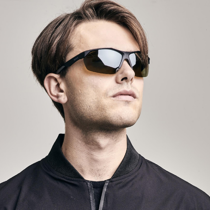 Sinner Sinner Pitch Golf Sunglasses - Matt Black