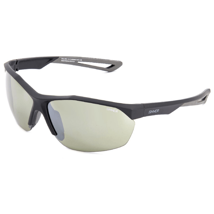 Sinner Sinner Pitch Golf Sunglasses - Matt Black