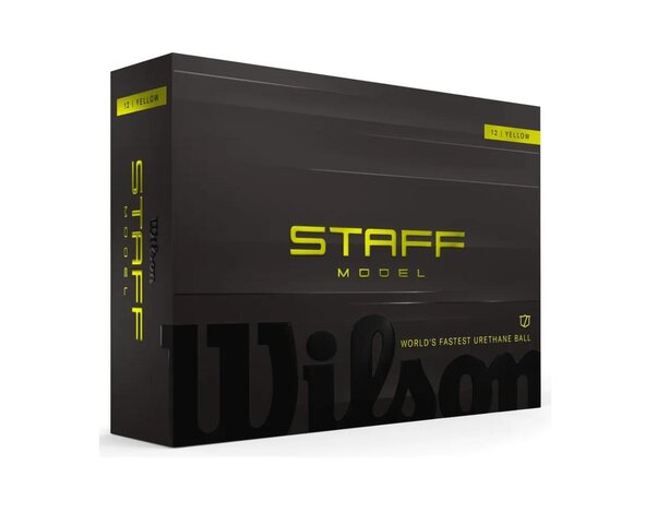 Wilson Wilson Staff Model Golfballen 2026 - Geel - 12 Stuks