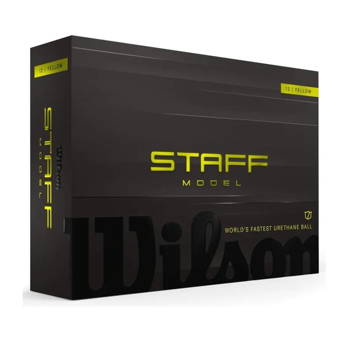 Wilson Wilson Staff Model Golf Balls 2026 - Yellow - 12-Pack