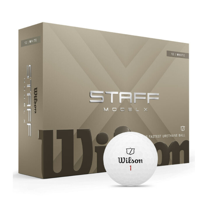 Wilson Wilson Staff Model X Golfballen 2026 - Wit - 12 Stuks