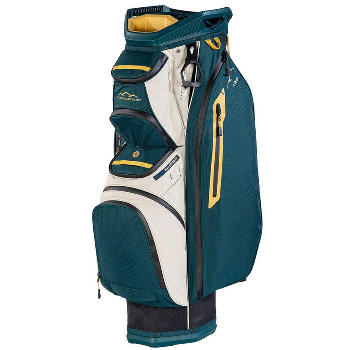 Sun Mountain Sun Mountain C130 H2NO Waterproof Cart Bag - Black Pond Crème