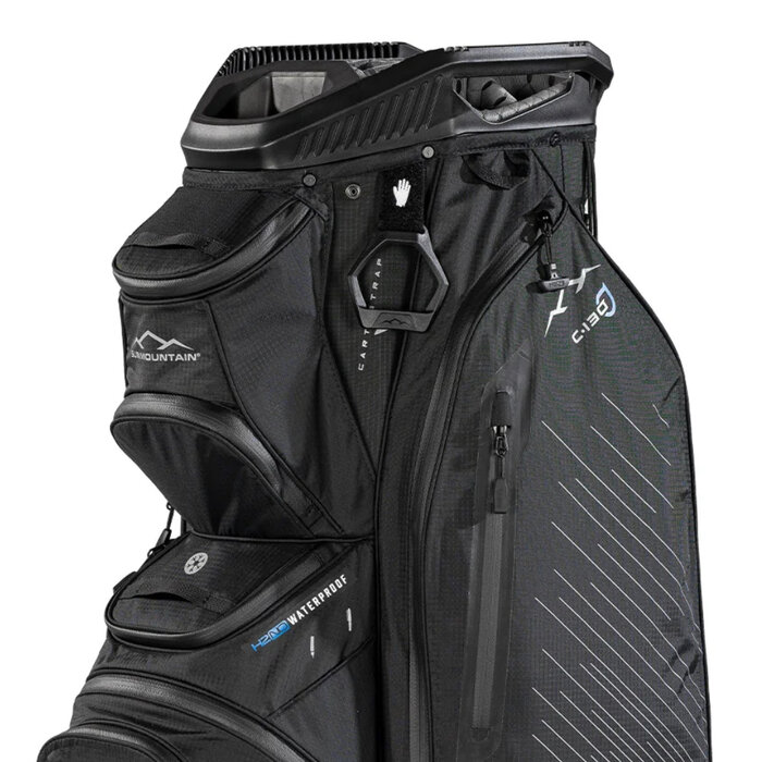 Sun Mountain Sun Mountain C130 H2NO Waterproof Bolsa de golf carro - Negro