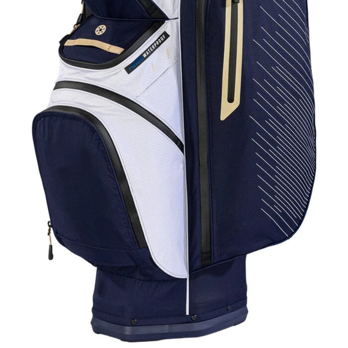 Sun Mountain Sun Mountain C130 H2NO Waterproof Cartbag - Blauw Wit Goud