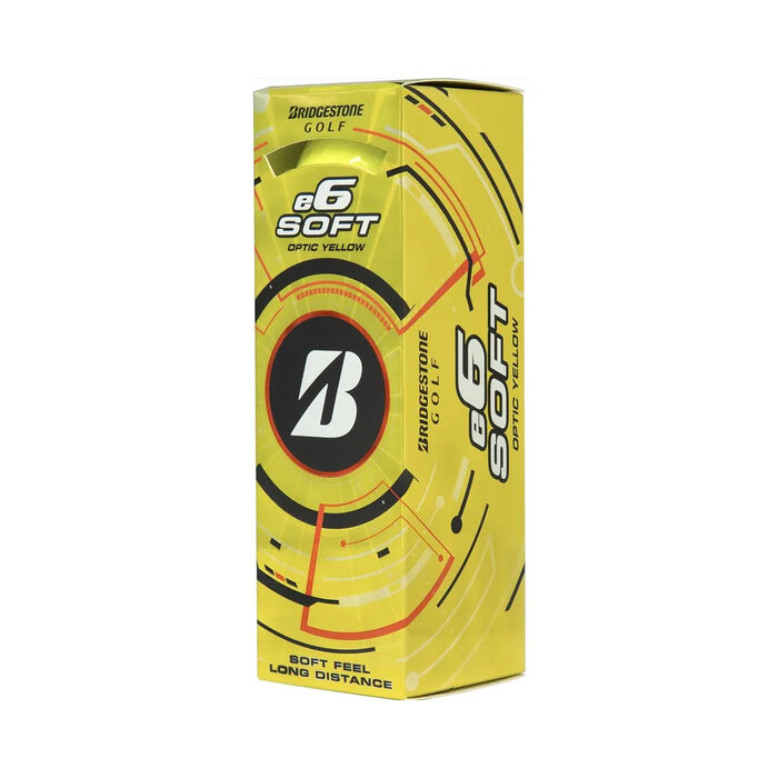 Bridgestone Bridgestone E6 Soft Golf Balls 2026 - Yellow - 12 Pack