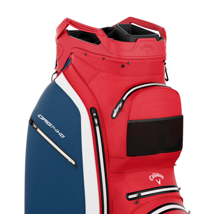 Callaway Callaway Org 14 HD Waterproof Bolsa de golf carro 2026 - Rojo Blanco Azul