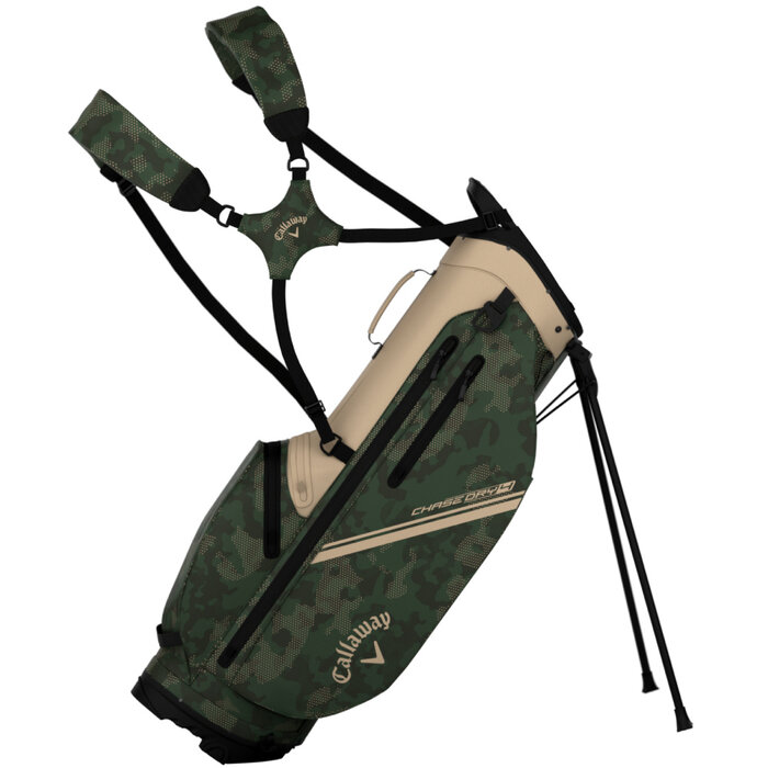 Callaway Callaway Chase Dry Waterproof Stand Bag 2026 - Tan Green Field Camo