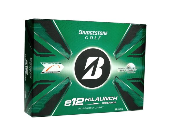 Bridgestone Bridgestone E12 HiLaunch Golfbälle 2026 - Weiß - 12 Stück