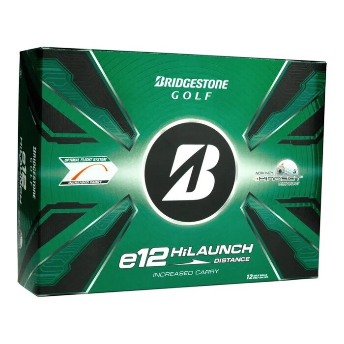 Bridgestone Bridgestone E12 HiLaunch Golfbälle 2026 - Weiß - 12 Stück