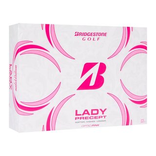 Bridgestone Bridgestone Lady Precept Golfbälle 2026 - Rosa - 12 Stück