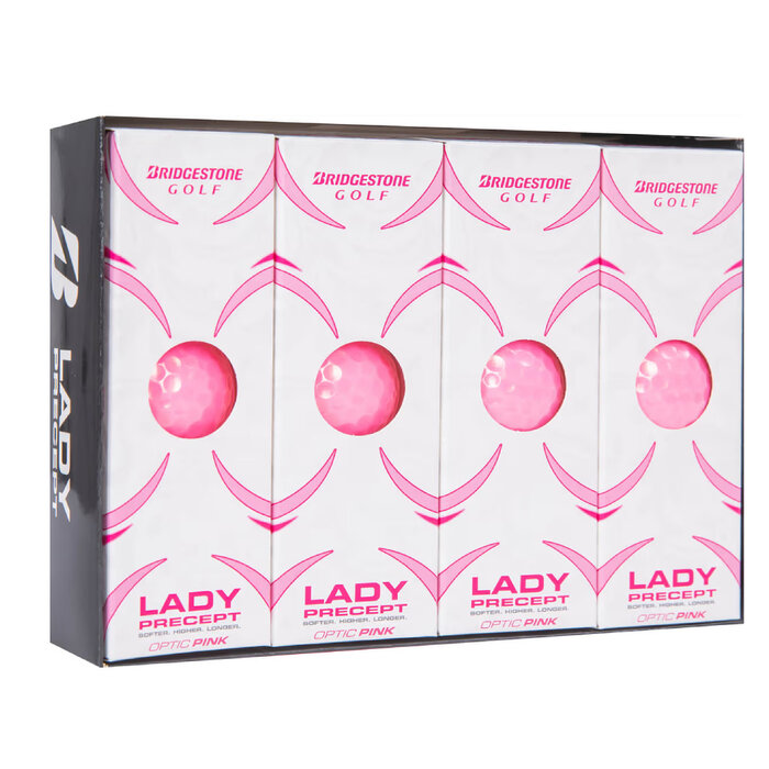 Bridgestone Bridgestone Lady Precept Golfbälle 2026 - Rosa - 12 Stück