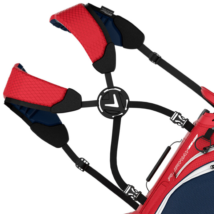 Callaway Callaway Fairway C Hyper Dry Standbag 2026 - Rood Wit Blauw