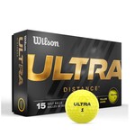 Wilson Ultra Golfballen - Geel - 15 Stuks