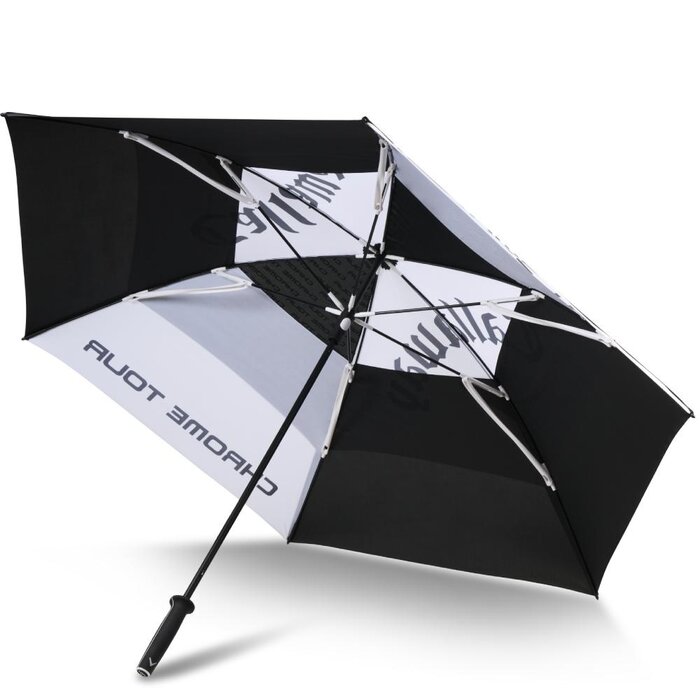 Callaway Callaway Tour Authentic UV 68 Inch Double Canopy Golf Umbrella 2026 - Black White