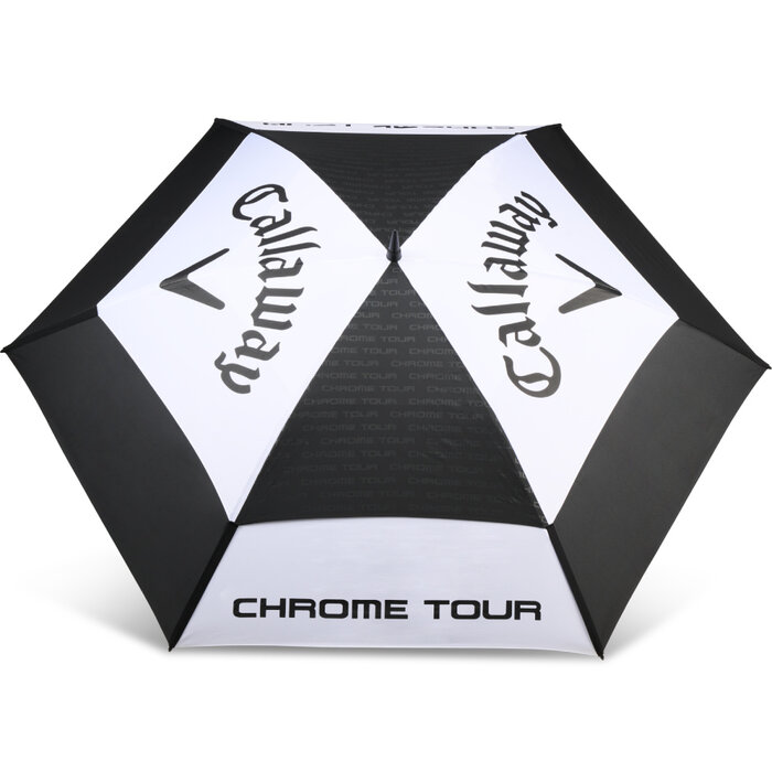 Callaway Callaway Tour Authentic UV 68 Inch Double Canopy Golf Umbrella 2026 - Black White