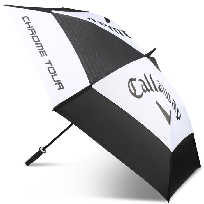Callaway Callaway Tour Authentic UV 68 Inch Double Canopy Golf Umbrella 2026 - Black White