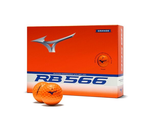 Mizuno Mizuno RB566 Golfballen 2026 - Oranje -12 Stuks