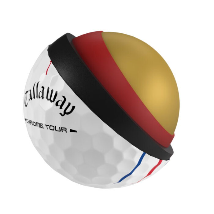 Callaway Callaway Chrome Tour Triple Track Golfballen 2026 - Wit - 12 Stuks