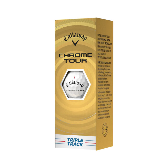 Callaway Callaway Chrome Tour Triple Track Golf Balls 2026 - White - 12-Pack