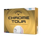 Callaway Chrome Tour Triple Track Golfballen 2026 - Wit - 12 Stuks
