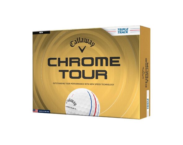 Callaway Callaway Chrome Tour Triple Track Golf Balls 2026 - White - 12-Pack