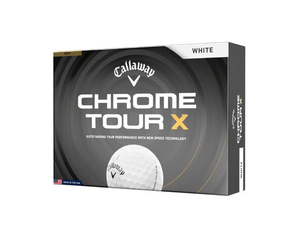 Callaway Callaway Chrome Tour X Golfballen 2026 - Wit - 12 Stuks