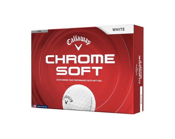 Callaway Callaway Chrome Soft Golfballen 2026 - Wit - 12 Stuks