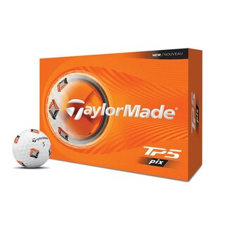 TaylorMade TaylorMade TP5 Pix Golf Balls 2026 - White - 12 Pack