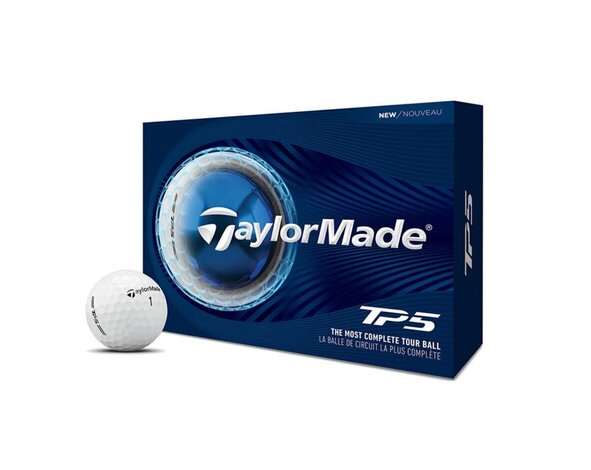 TaylorMade TaylorMade TP5 Golf Balls 2026 - White - 12-Pack