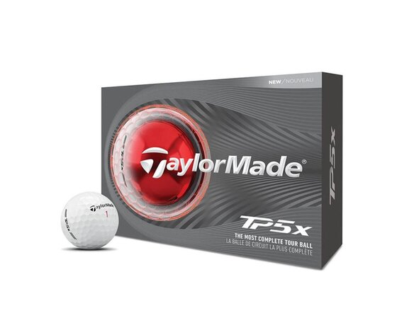 TaylorMade TaylorMade TP5x Golf Balls 2026 - White - 12-Pack