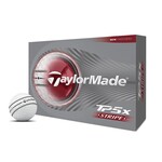 TaylorMade TP5x Stripe Golfballen 2026 - Wit - 12 stuks