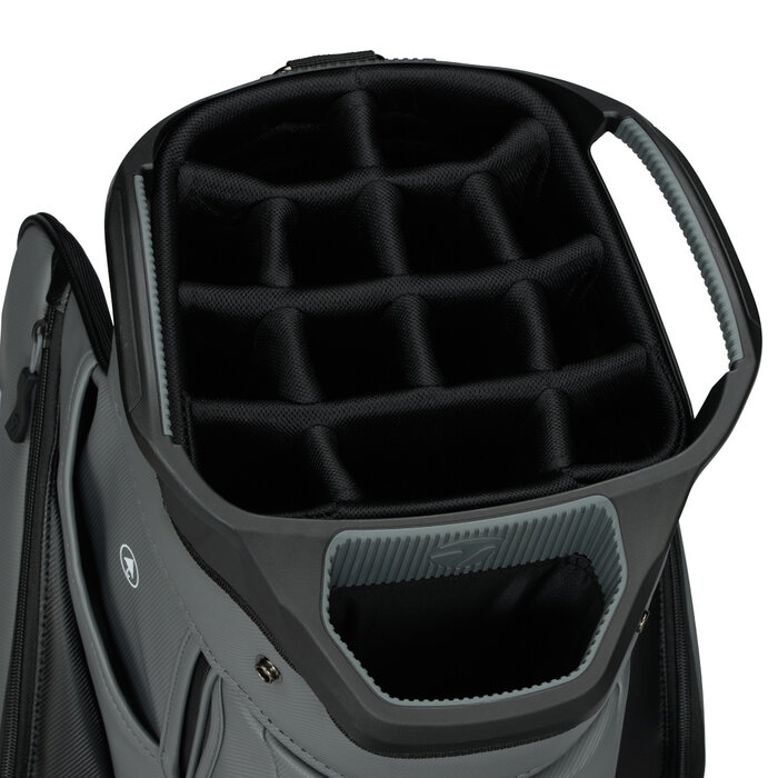 TaylorMade TaylorMade DeLuxe Cartbag 2026 - Zwart Grijs