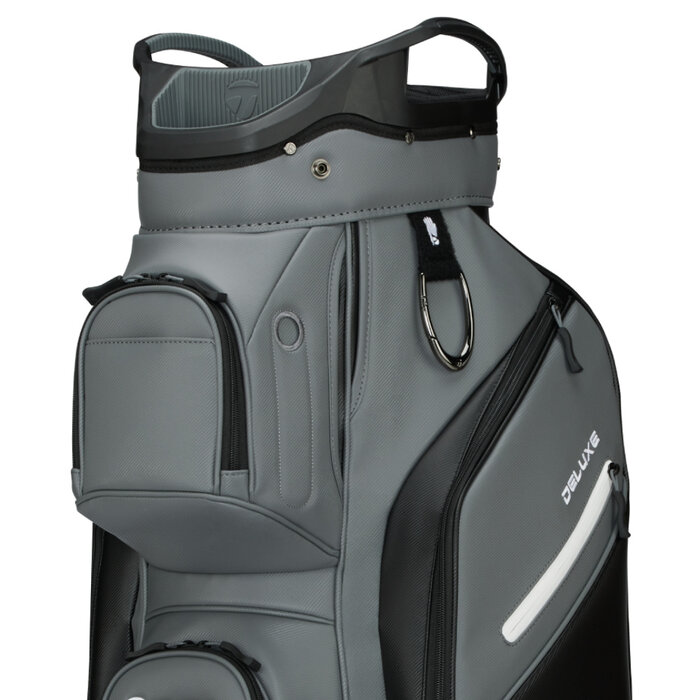 TaylorMade TaylorMade DeLuxe Cartbag 2026 - Schwarz Grau