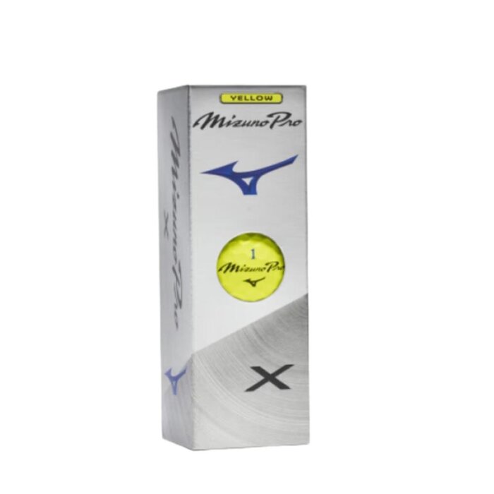 Mizuno Mizuno Pro X Golf Balls 2026 - Yellow - 12-Pack