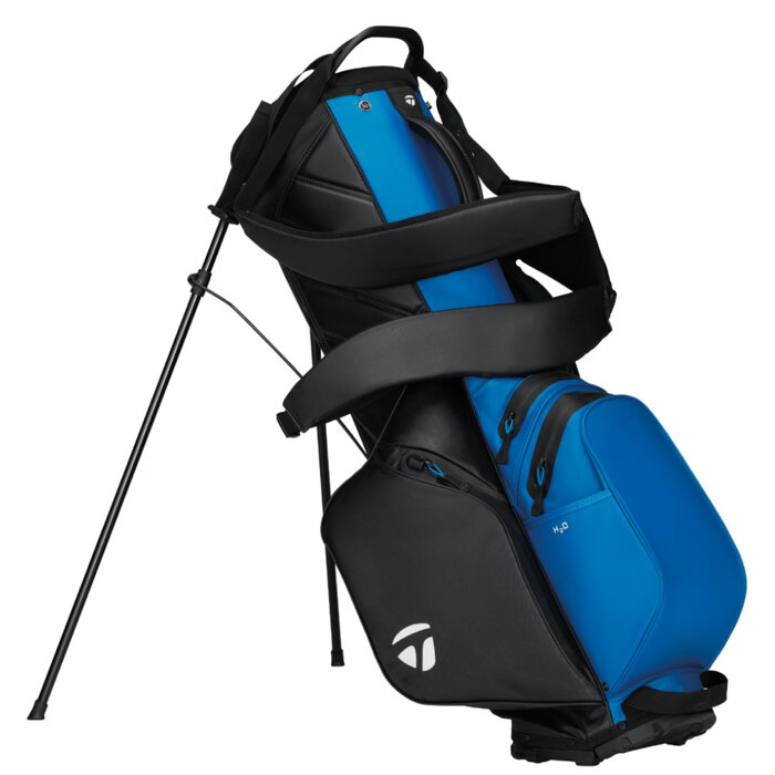 TaylorMade TaylorMade StormDry Waterproof Standbag 2026 - Zwart Blauw