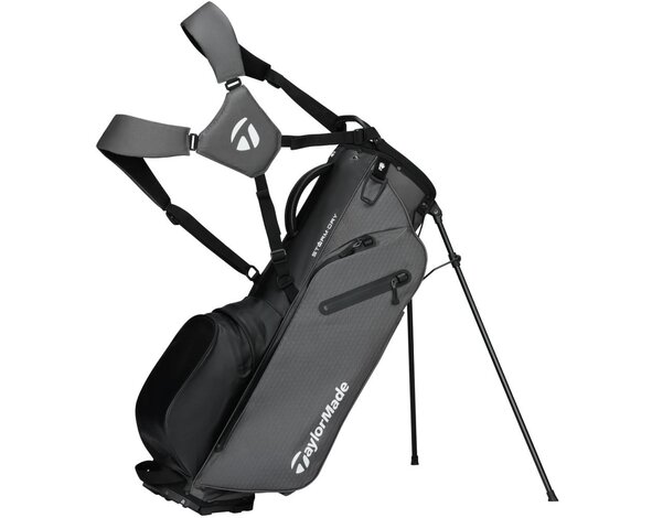 TaylorMade TaylorMade StormDry Waterproof Bolsa de golf trípode 2026 - Gris Negro