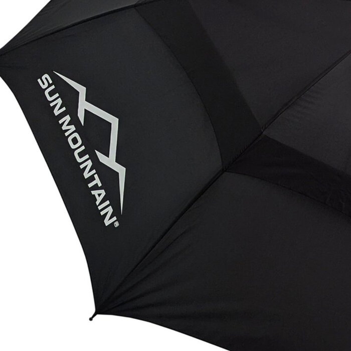 Sun Mountain Sun Mountain H2NO Double Canopy 68 Inch Golfparaplu - Zwart