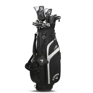 Callaway Callaway XR 26 - Herren Golfsatz | Standbag (Graphitschaft) | Schwarz Silber - LINKS