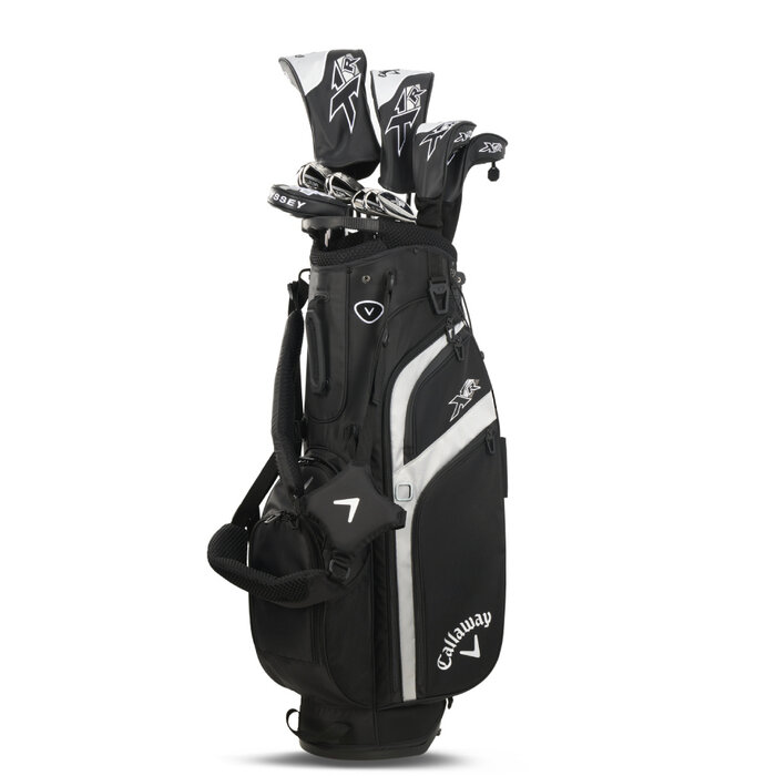 Callaway Callaway XR 26 - Herren Golfsatz | Standbag (Graphitschaft) | Schwarz Silber - LINKS