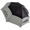 Sun Mountain Sun Mountain H2NO Double Canopy 68 Zoll Golfregenschirm - Schwarz Grau
