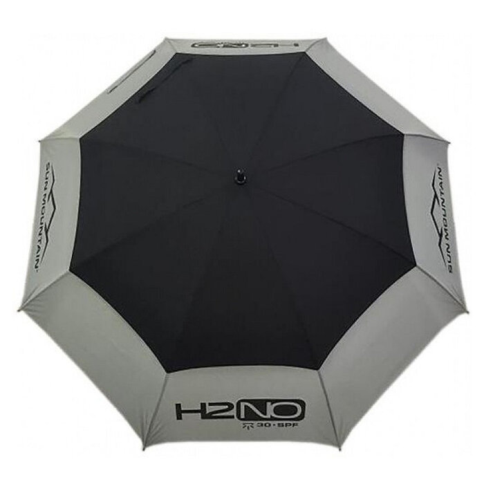 Sun Mountain Sun Mountain H2NO Double Canopy 68 Inch Golfparaplu - Zwart Grijs
