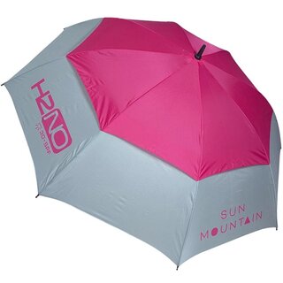 Sun Mountain Sun Mountain H2NO Double Canopy 68 Inch Golfparaplu - Roze Grijs