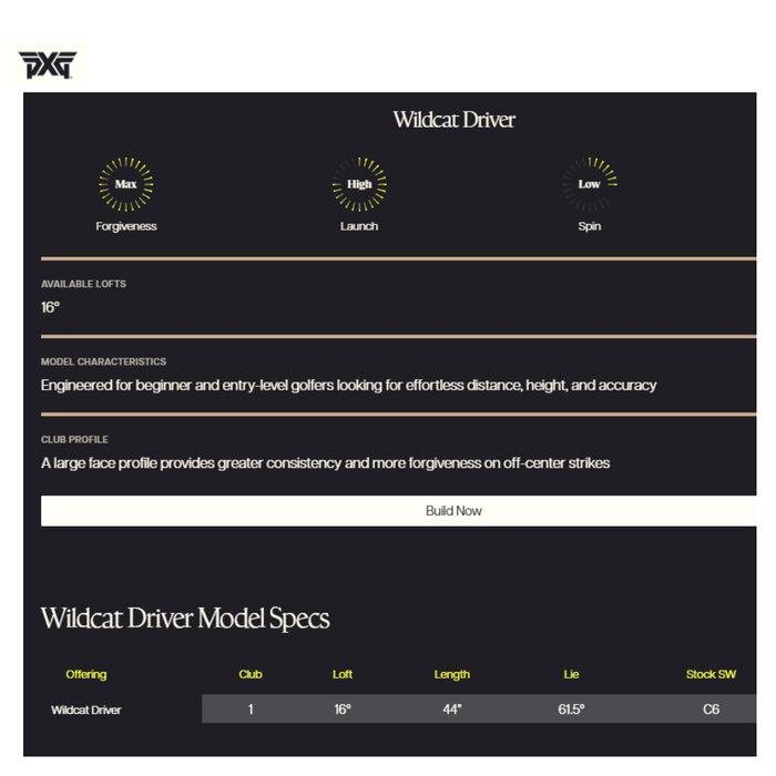 PXG PXG Wildcat Driver