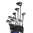 Wilson Wilson Player Fit Juego de Golf de 17 Piezas +1 Pulgada | Bolsa de golf trípode (varilla de acero)