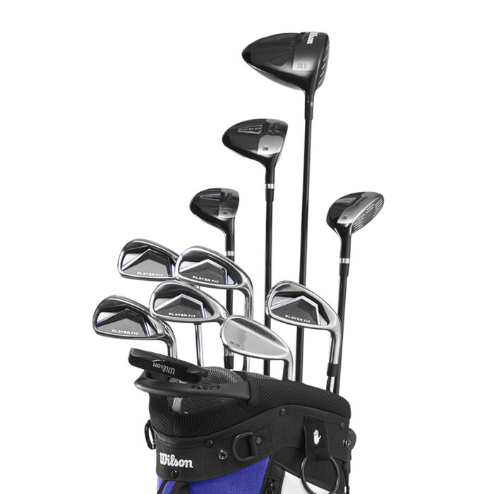 Wilson Wilson Player Fit 17-Delige Golfset +1 Inch | Standbag (steel shaft)