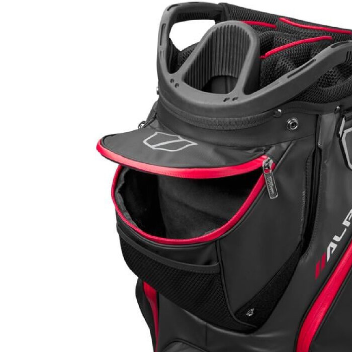 Wilson Wilson Alpine Dry Waterproof Cart Bag 2026 - Black Grey Red