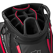 Wilson Wilson Alpine Dry Waterproof Cartbag 2026 - Schwarz Grau Rot