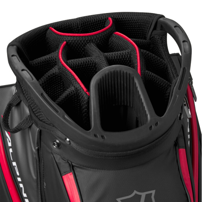 Wilson Wilson Alpine Dry Waterproof Cart Bag 2026 - Black Grey Red