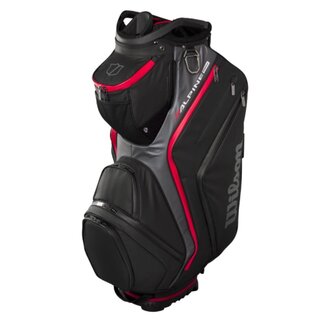 Wilson Wilson Alpine Dry Waterproof Cartbag 2026 - Zwart Grijs Rood